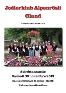 Livret Jodlerklub Alpenrösli